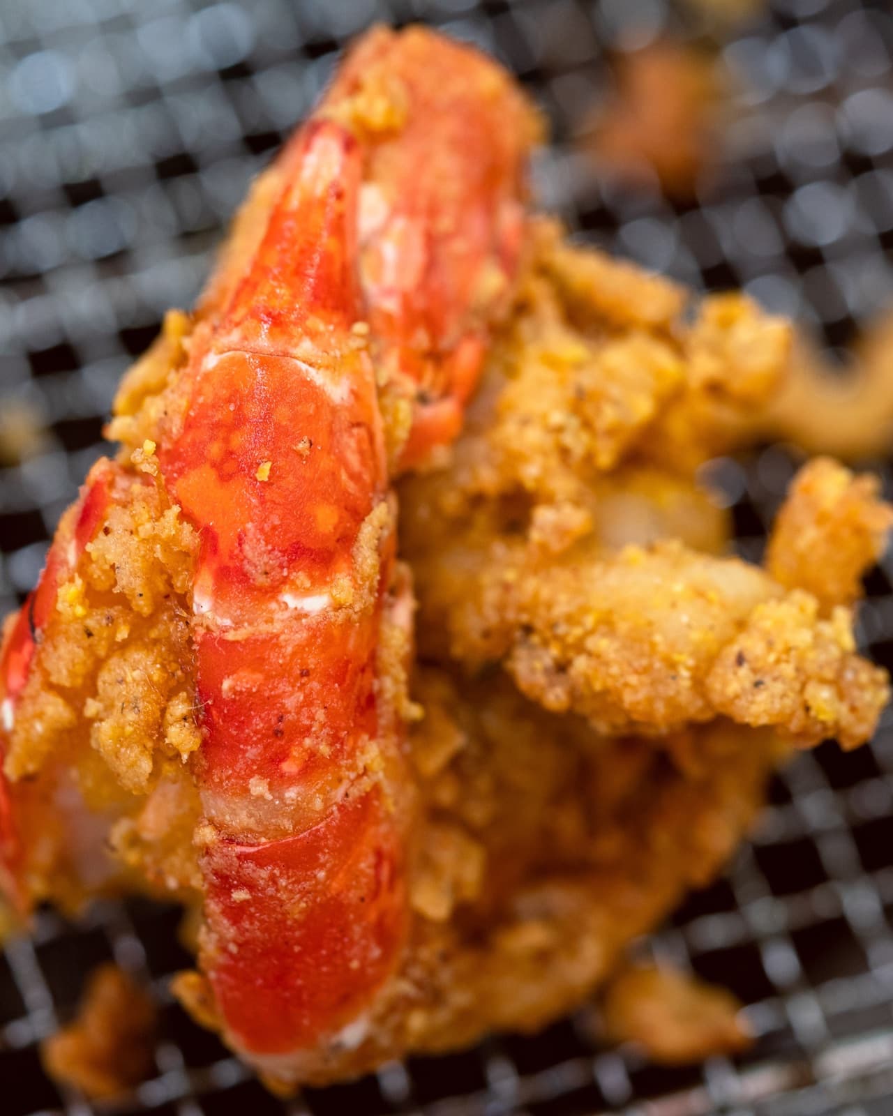 Golden fried seafood, The Dine369 Experience